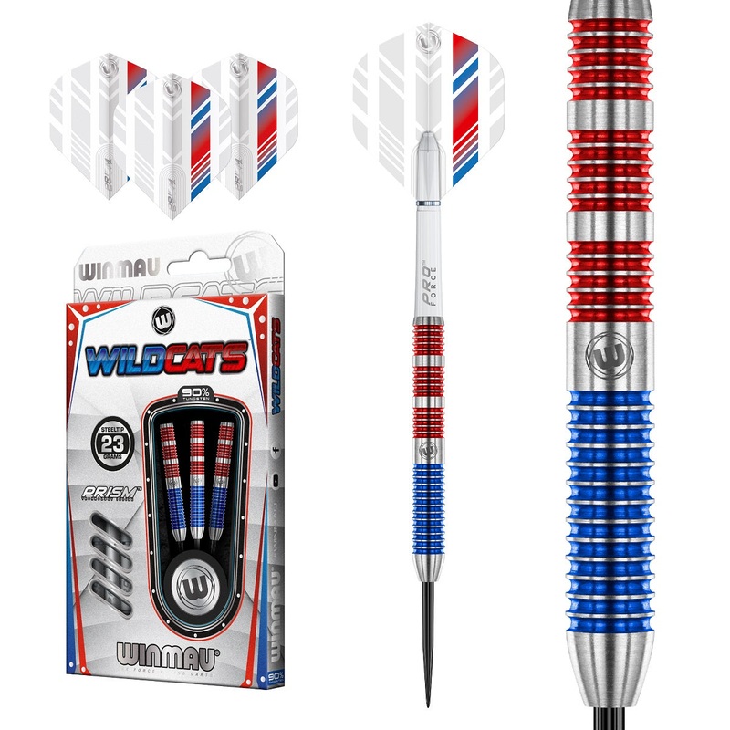 Wildcats 90% Tungsten Steel Tip Darts by Winmau 21 Gram