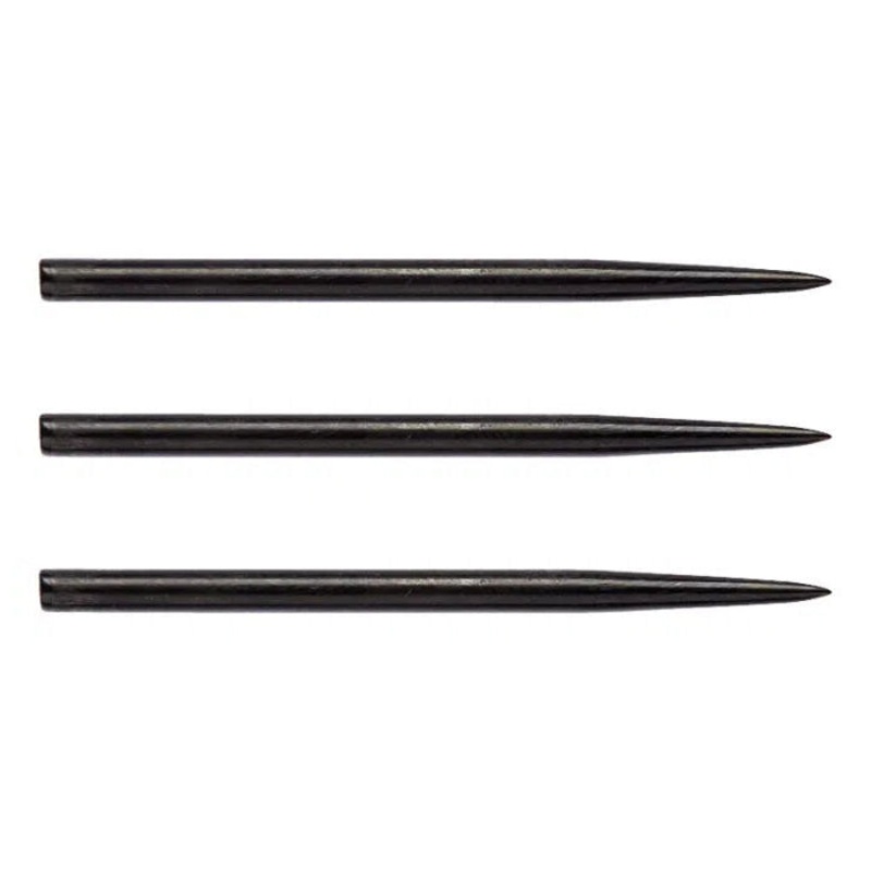 Winmau Extra Long Black Steel Tip Points Black 41mm