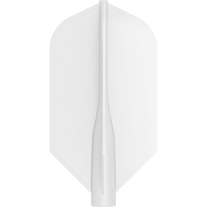 8 Flight Dart Flights – White Slim