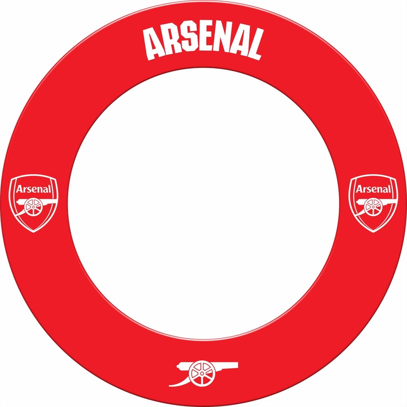 Arsenal FC Dartboard Surround – Official Licensed – The Gunners – S3 – Red – Mono Logo