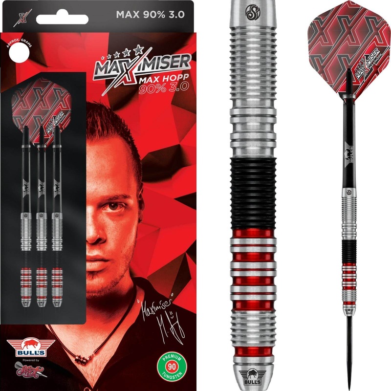 Bull’s NL – Max Hopp 3.0 Darts – Steel Tip – 90% Tungsten – 22g 23g 24g 22 grams