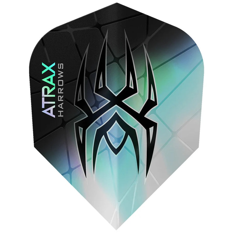 Harrows Atrax Black Color Shift Standard Dart Flights Standard 100 Micron Extra Strong
