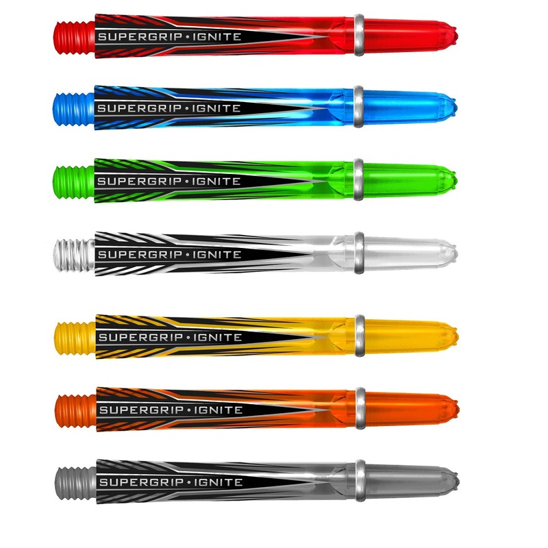 Harrows Supergrip Ignite Dart Stems / Shafts Red Short