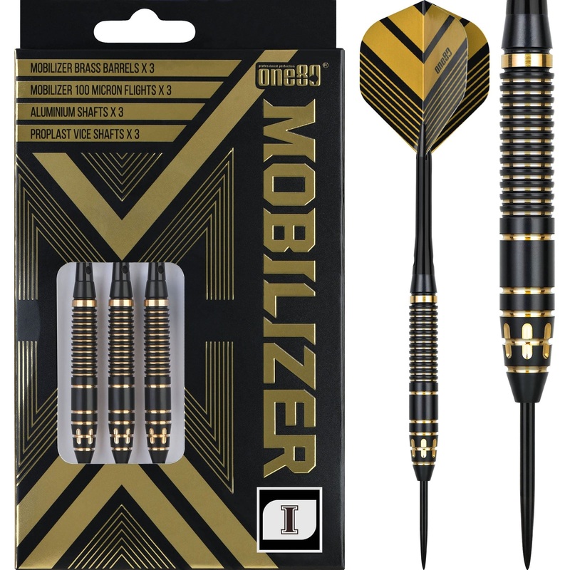 One80 Mobilizer Darts – Steel Tip – Brass – M01 20g