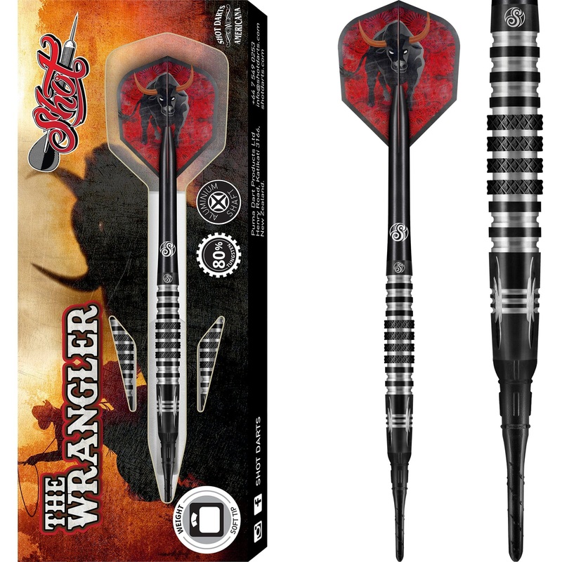 *Shot Americana Darts – Soft Tip Tungsten – The Wrangler – 18g 18g