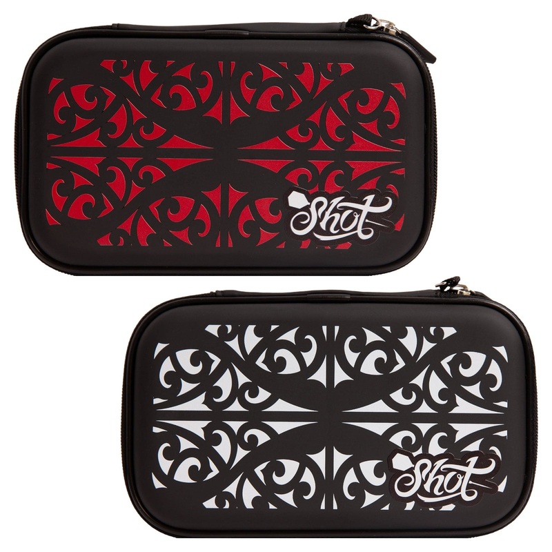 Shot EVA Darts Case – holds 2 sets of darts – Warrior White
