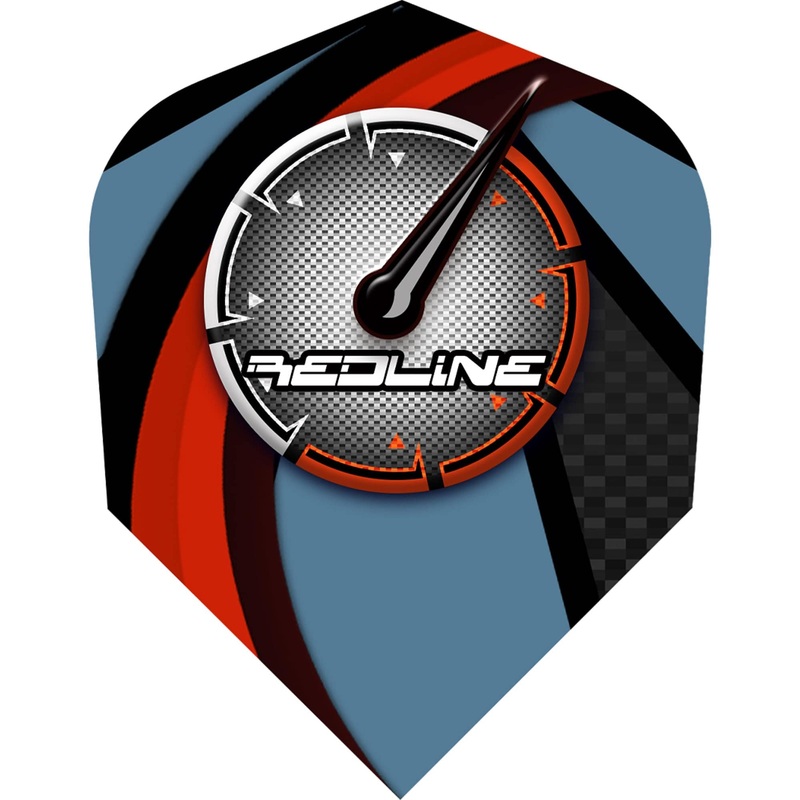 *Shot Redline Dart Flights – 100 Micron – Standard No6 – BLAZ3D