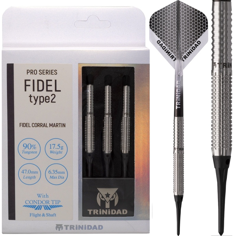 *Trinidad Pro – Soft Tip Darts – Fidel Corral Martin – Type2 – 17g 17g
