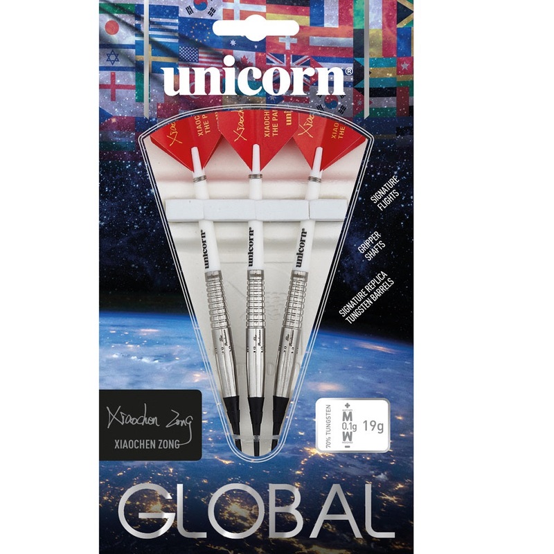 Unicorn Global Darts Soft Tip Xiaochen Zong 19 Gram