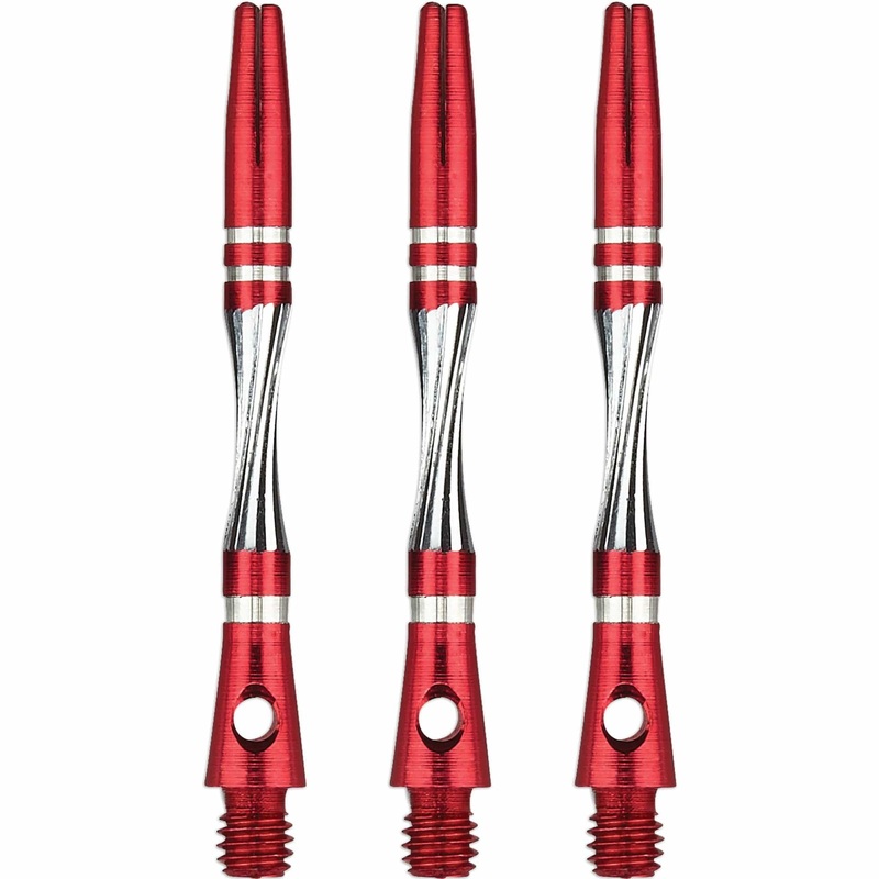 *Unicorn Twist Dart Shafts – Aluminium Stems – Red Medium