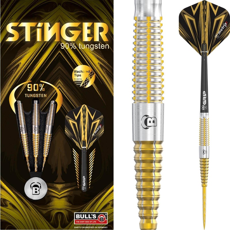 BULL’S – Stinger Darts – Steel Tip – 90% Tungsten – 21g 23g 25g 21 grams
