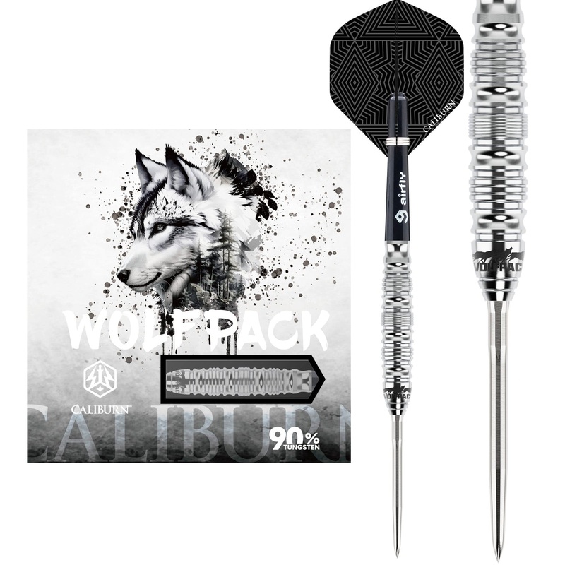 Caliburn Wolfpack Darts – Steel Tip – 90% Tungsten – W5 – 22g