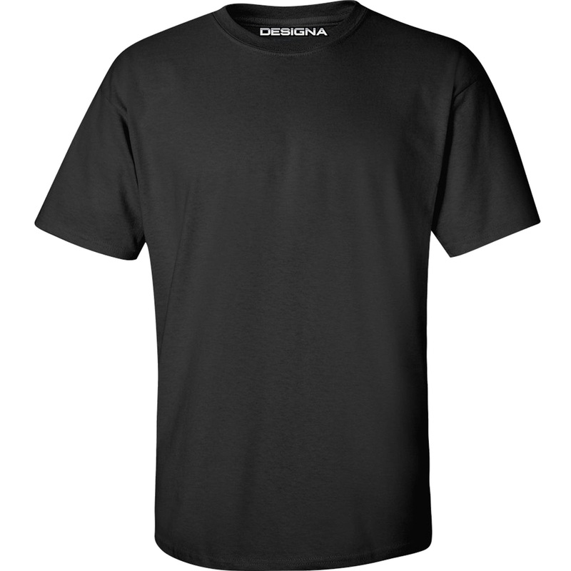 *Designa – T Shirt – Heavyweight – Cotton – Plain Black 2XL