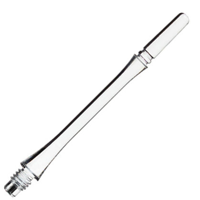 Fit Flight Gear Slim Spinning Dart Shafts – Super Medium #6 (35.0mm) Clear