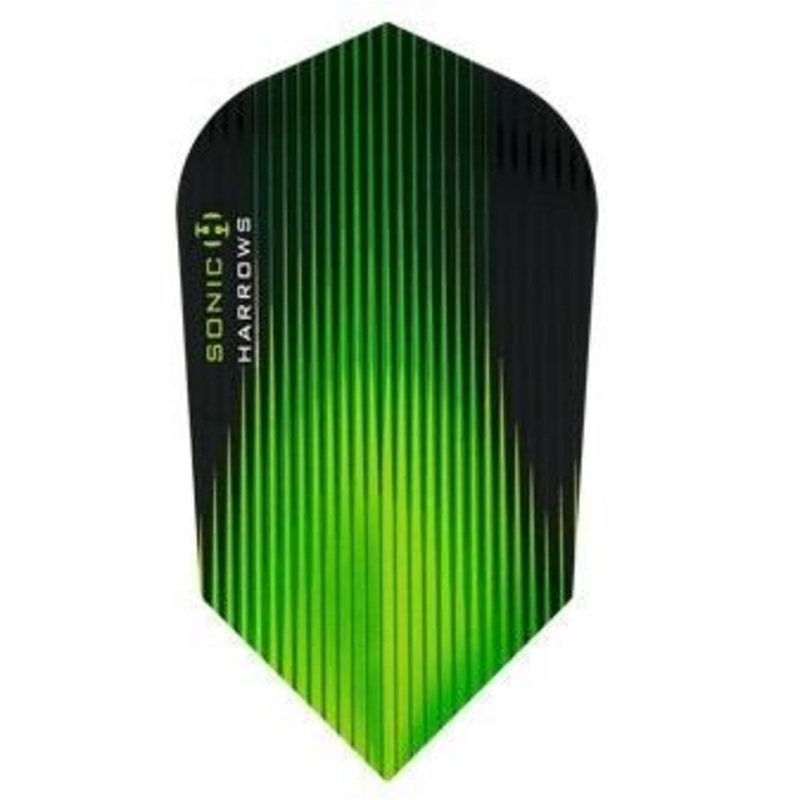 Harrows Sonic Slim Green Dart Flights Green