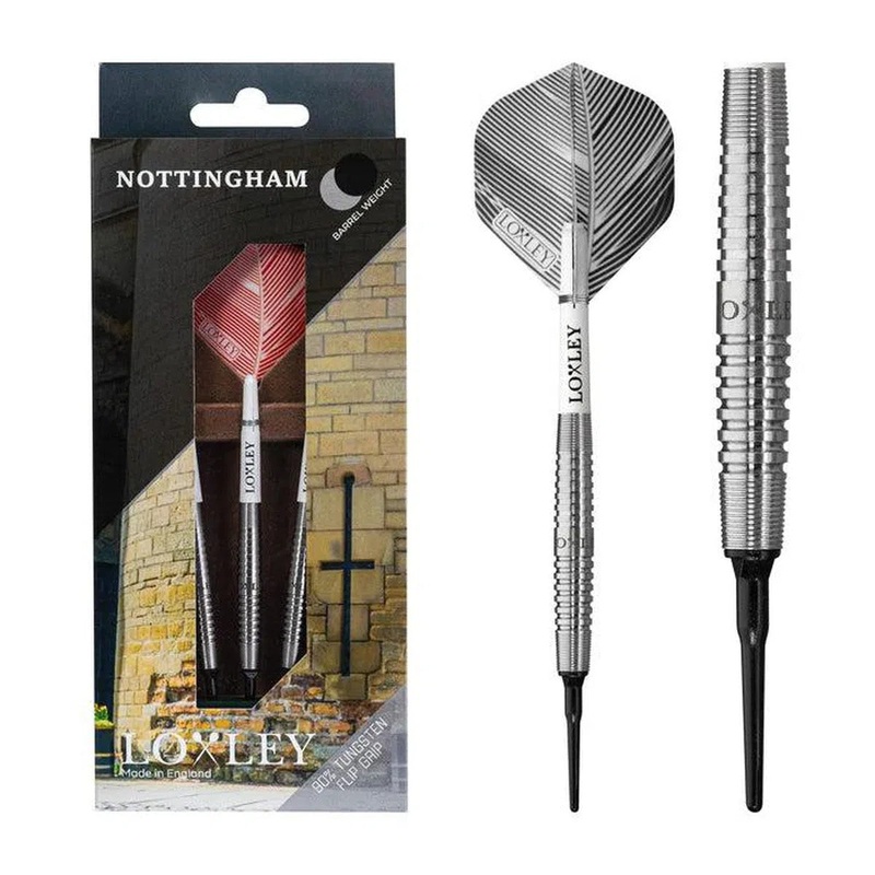 Loxley Nottingham 90% Tungsten Soft Tip Darts 18 GRAM