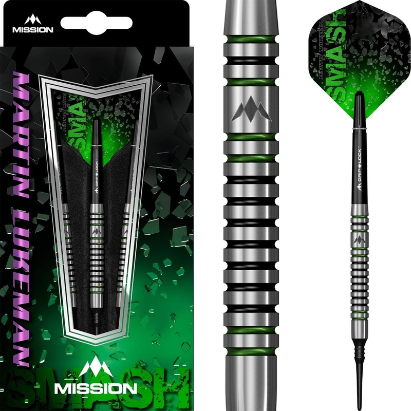 Mission – Martin Lukeman Darts – Soft Tip – 90% Tungsten – 20g