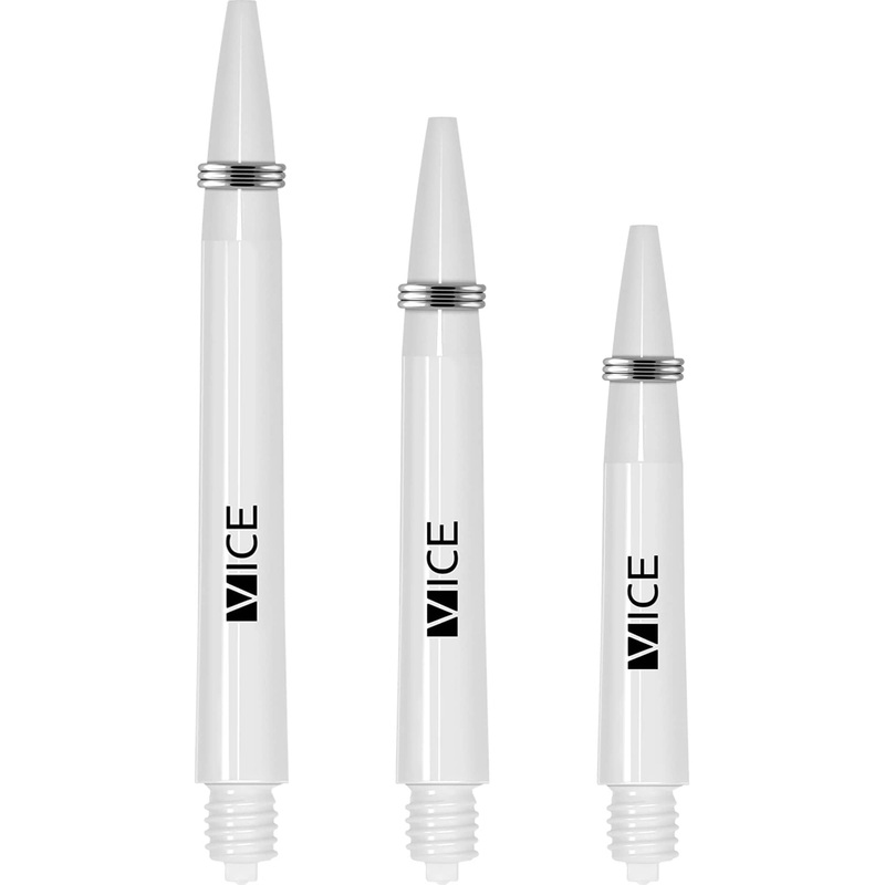 One80 Vice Shafts – Stems with Springs – White Medium