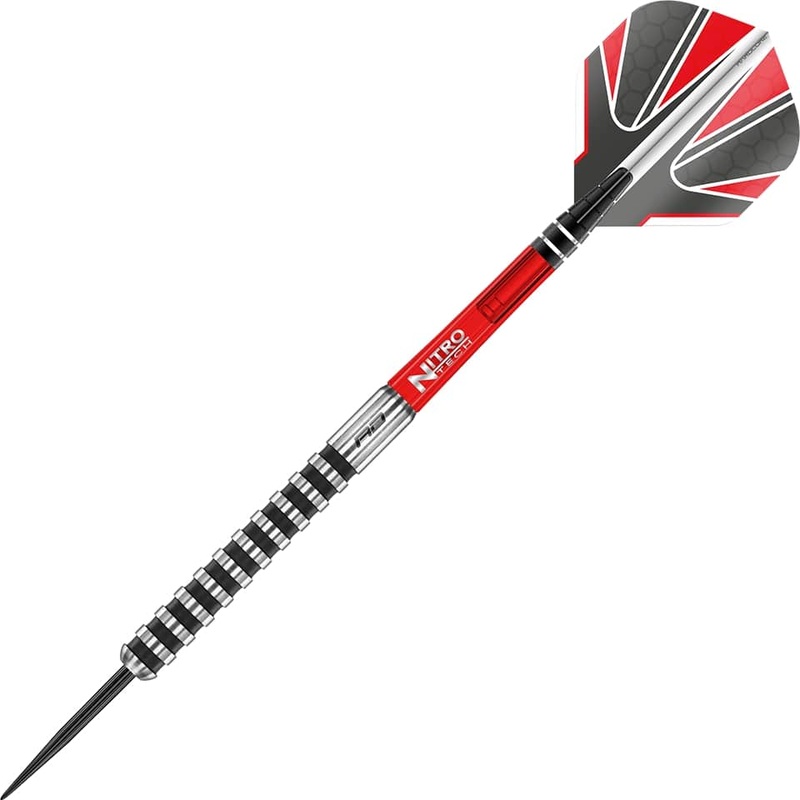 Red Dragon Javelin Black Steel Tip Darts – 20gm