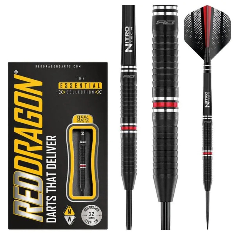 Red Dragon Razer Edge ZX-95 95% Tungsten Steel Tip Darts 22 GRAM