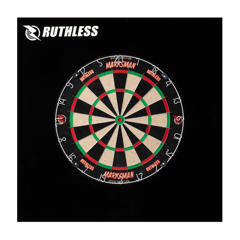 Ruthless Jigsaw Dartboard Surround – Square – 4 pieces – Black