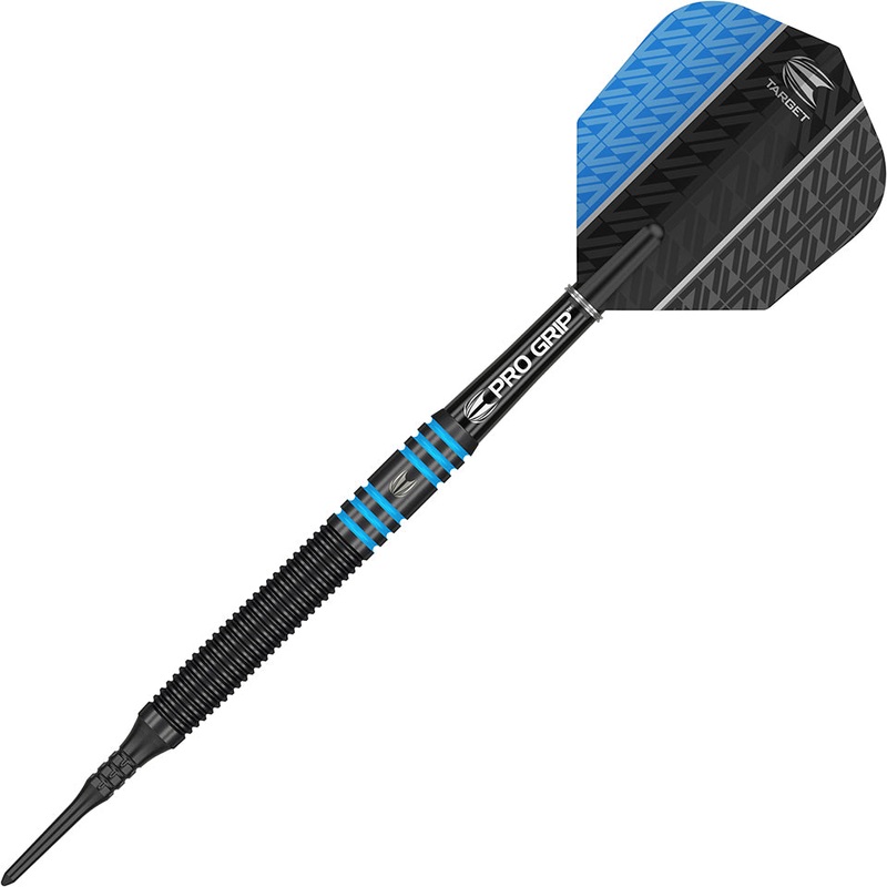 Target Vapor8 Black Blue Soft Tip Darts – 21gm