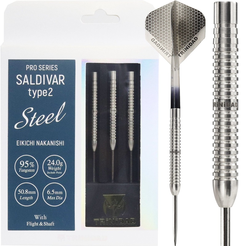 Trinidad Pro Darts – Steel Tip – 95% Tungsten – Saldivar 2 – 24g