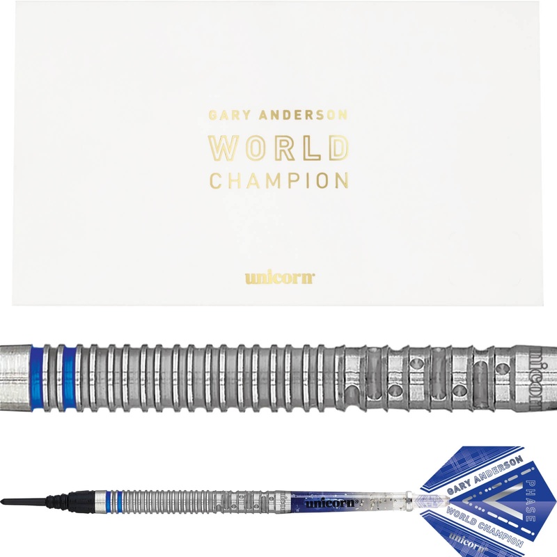 Unicorn – Gary Anderson Phase 5 Darts – Soft Tip – 90% Tungsten – 18g 20g 18 grams