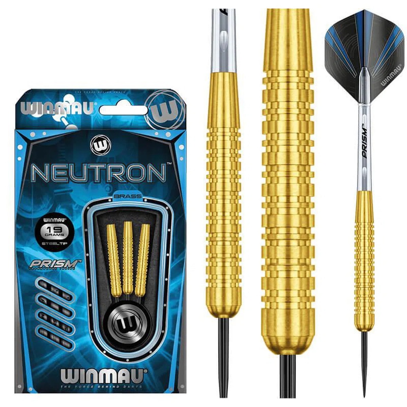 Winmau Neutron Brass Steel Tip Darts 19 GRAM