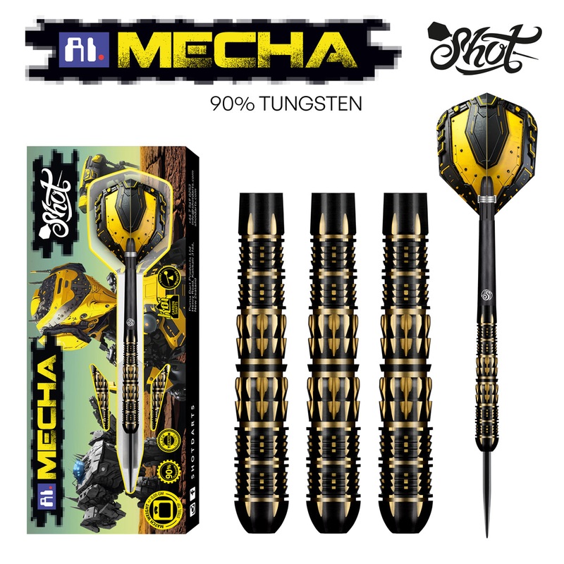 AI Mecha 90% Tungsten Steel Tip Darts by Shot 22 Gram