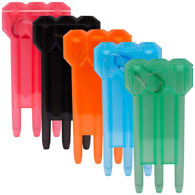 Caliburn Drop In Plastic Dart Case – Holds Fully Loaded Darts Black