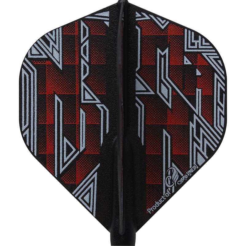 Cosmo Darts Fit Flight – Signature – Wessel Nijman – Standard – Dark Black