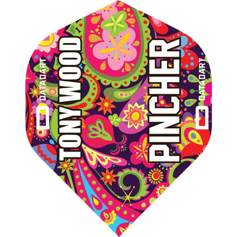 Datadart Dart Flights – Tony Wood – 150 Micron – No2 – Std – Signature