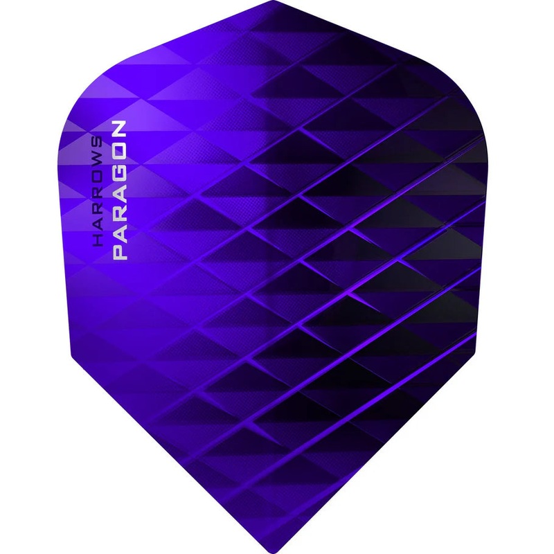 Harrows Prime Paragon Purple Standard Dart Flights Standard 100 Micron Extra Strong