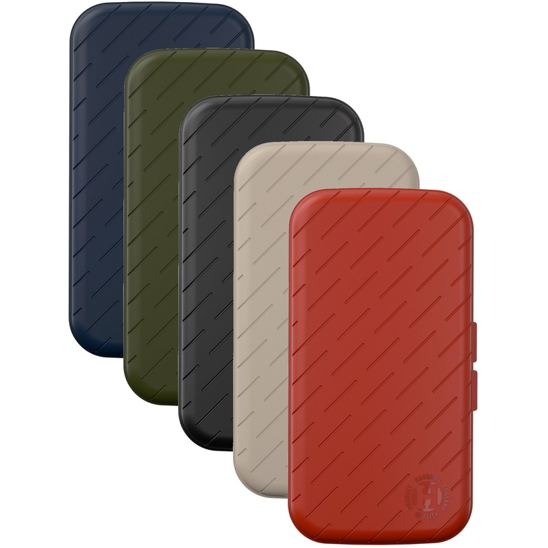 Harrows Slimcase Dart Wallet – holds 2 sets of darts – Pocket sized Black
