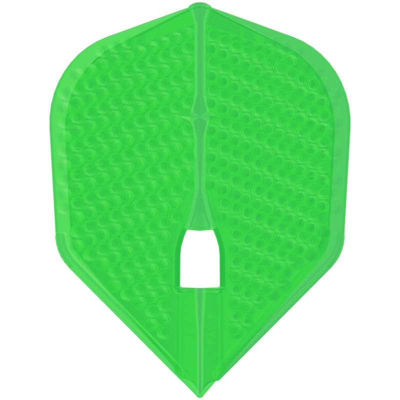 L-Style Pro Dimpled Dart Flights – L3 / Shape Green