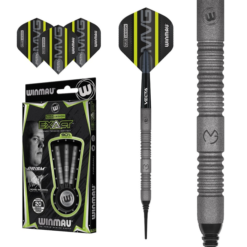 Michael van Gerwen MvG 90% Tungsten Exact Soft Tip Darts by Winmau 20 Gram