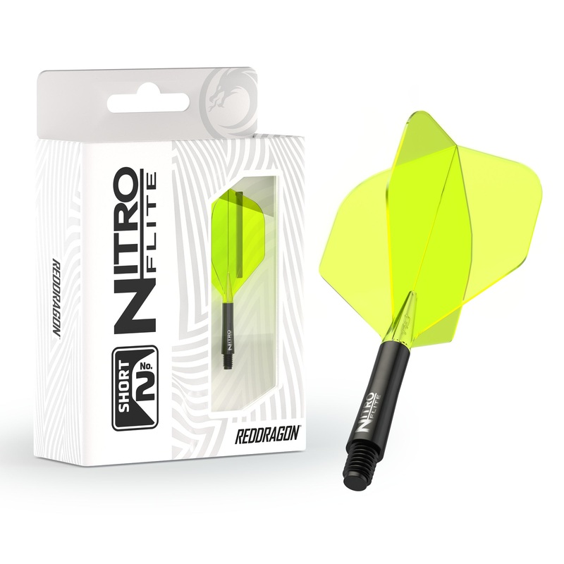 Nitro Flite –  Integrated Flight and Shaft Black & Yellow Short