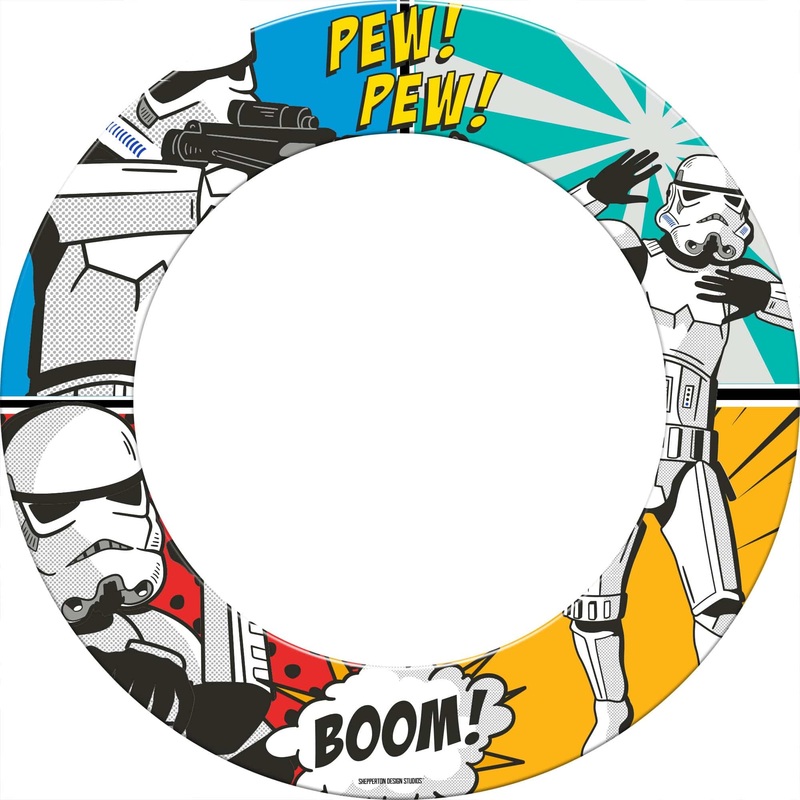 Original StormTrooper Dartboard Surround – S8 – Storm Trooper – Pew Pew Boom