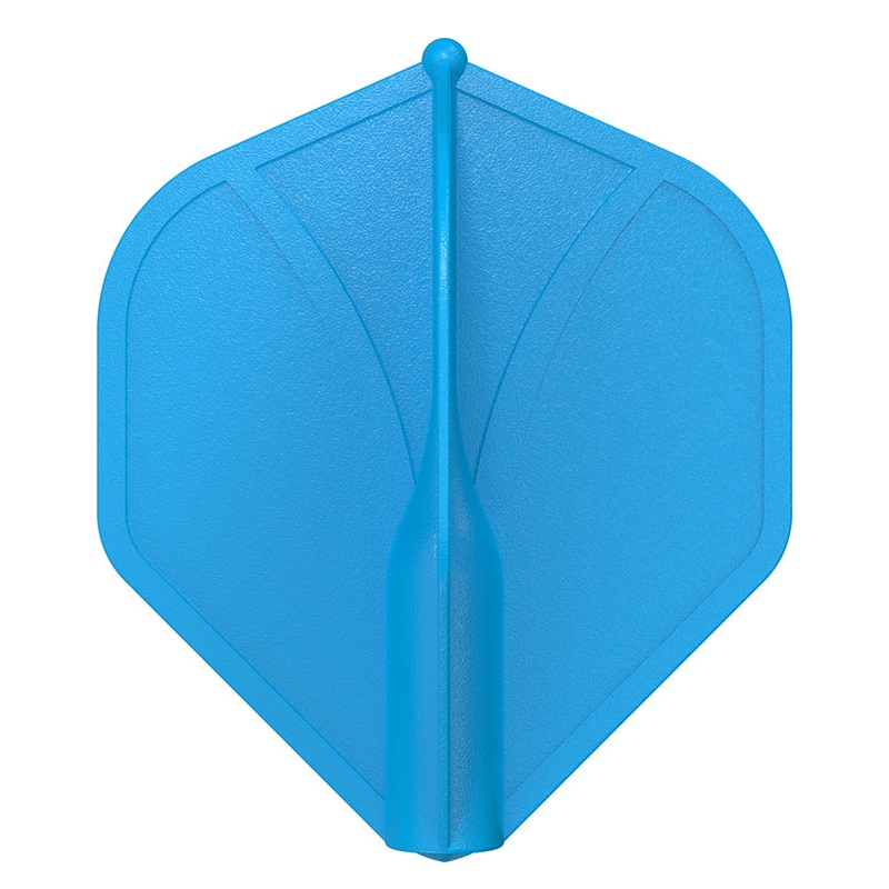 Shot Airfoil Dart Flights – Standard  Blue