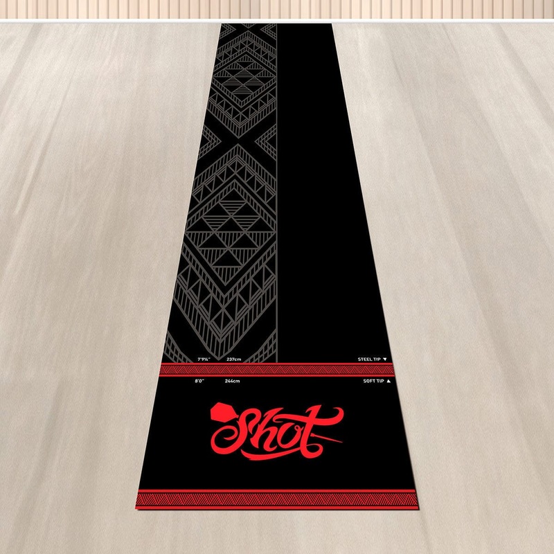 Shot Carpet Dart Mat – Lightweight – 3m x 1m – Black