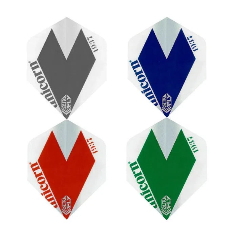 Unicorn Ultrafly Comet Standard Dart Flights Red