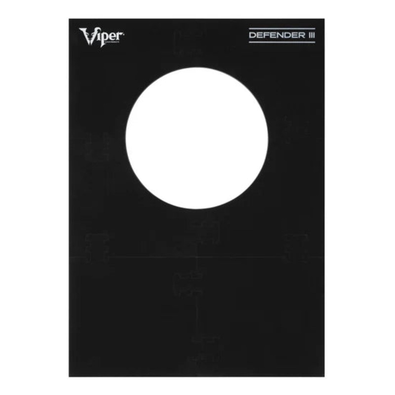 Viper Wall Defender III Dartboard Surround – Black Black Not Included 45″ x 32″