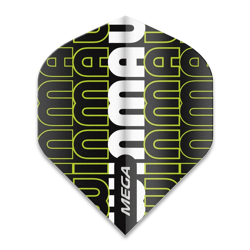 Winmau Mega Standard Dart Flights 6900-237 Green
