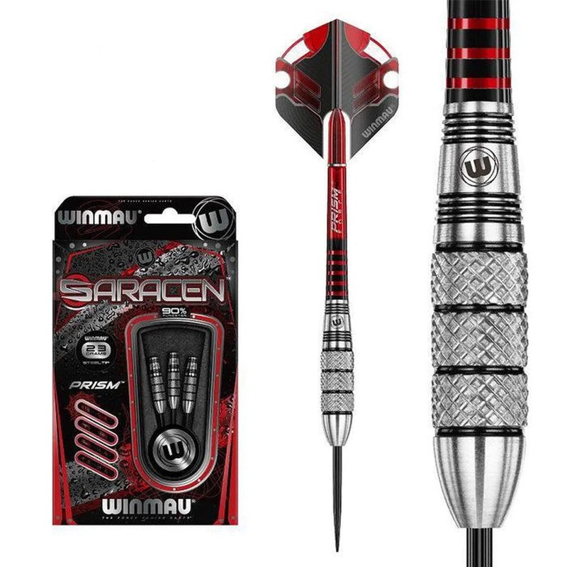 Winmau Saracen Torpedo 90% Tungsten Steel Tip Darts 23 GRAM