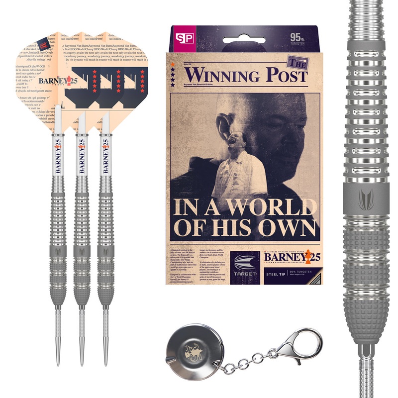 Barney 25 95% Tungsten SP Steel Tip Darts by Target 21 Gram