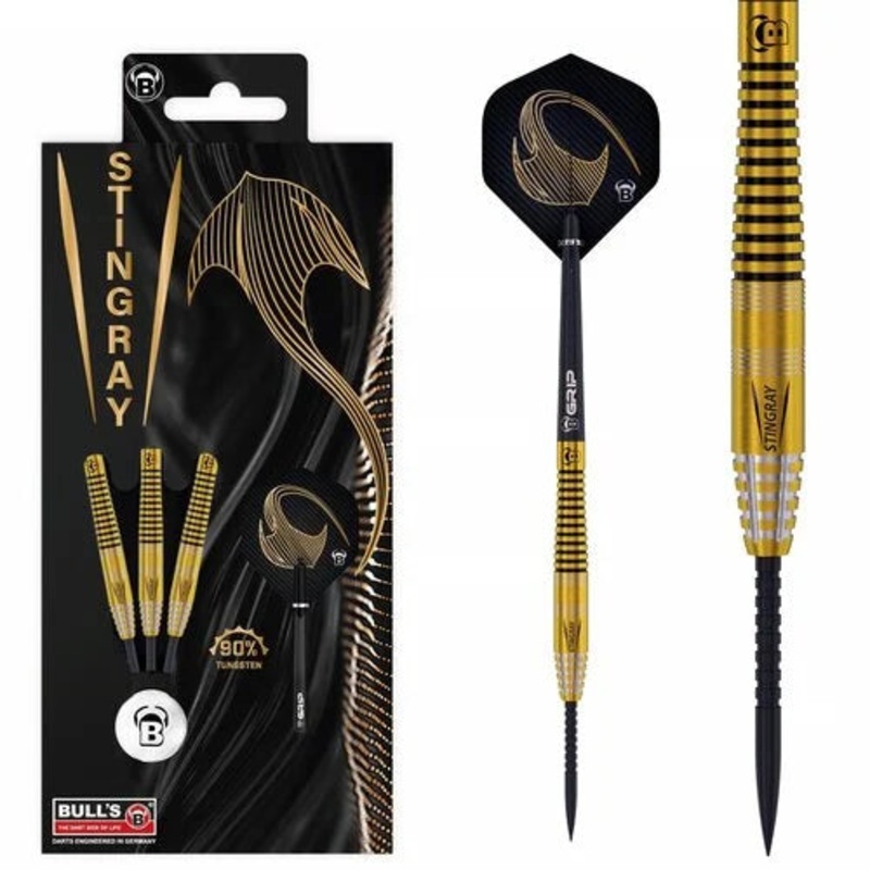 BULL’S Stingray ST3 90% Tungsten 22 gram Steel Tip Dart Set