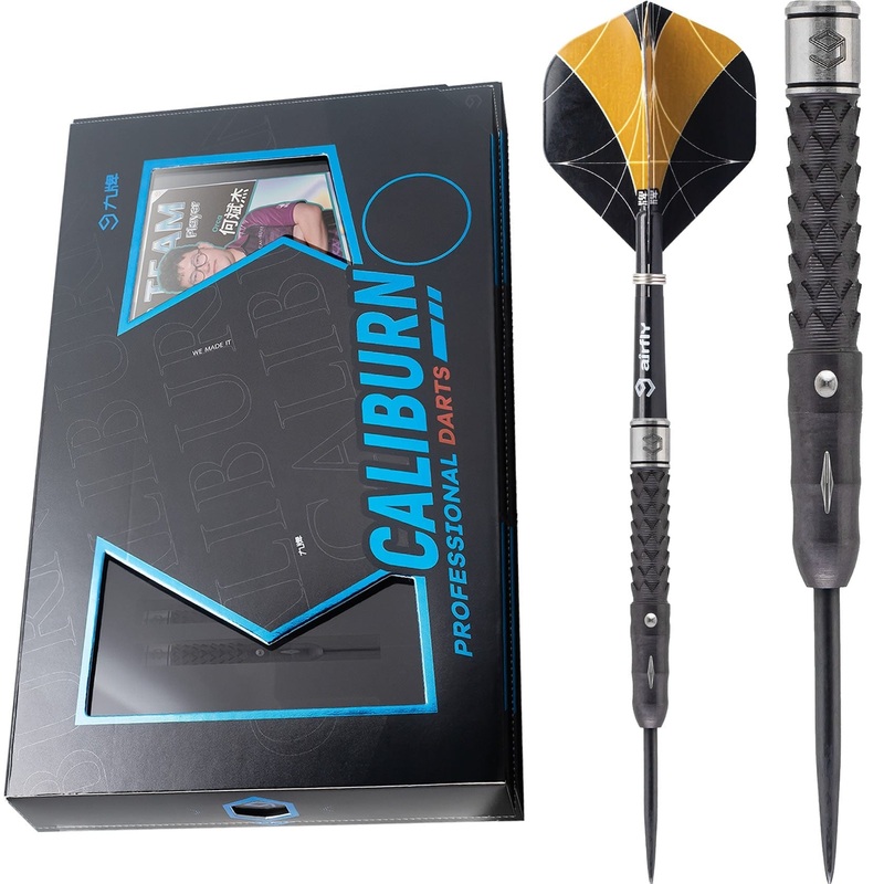 Caliburn Player Darts – Steel Tip – 95% – Black Titanium – Orca 23g