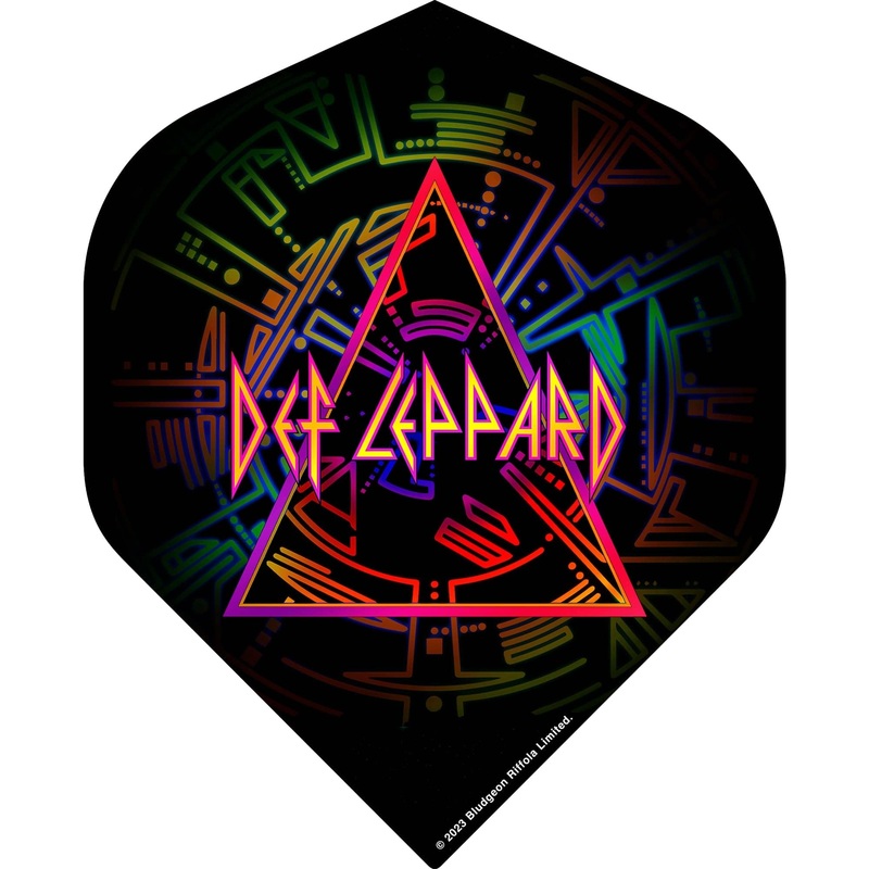 *Def Leppard Dart Flights – Official Licensed – 100 Micron – No2 – Std – F3 – Prism