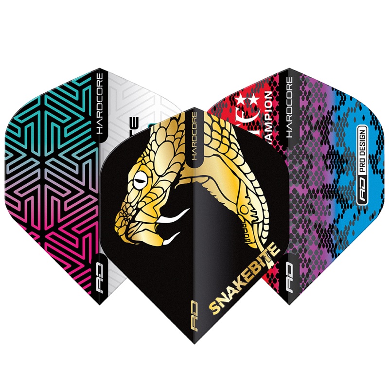 Hardcore Snakebite Flight Pack – 3 Sets per Pack No2 Standard